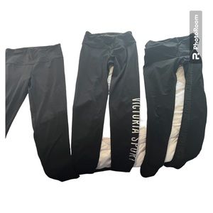 3 knock Out Victoria sport leggings!